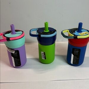 BrüMate Leap Leakproof Kids Tumbler - 12 oz NEW SET of 3